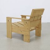 Dutch Lounge Chair in the style of Gerrit Rietveld, 1980s