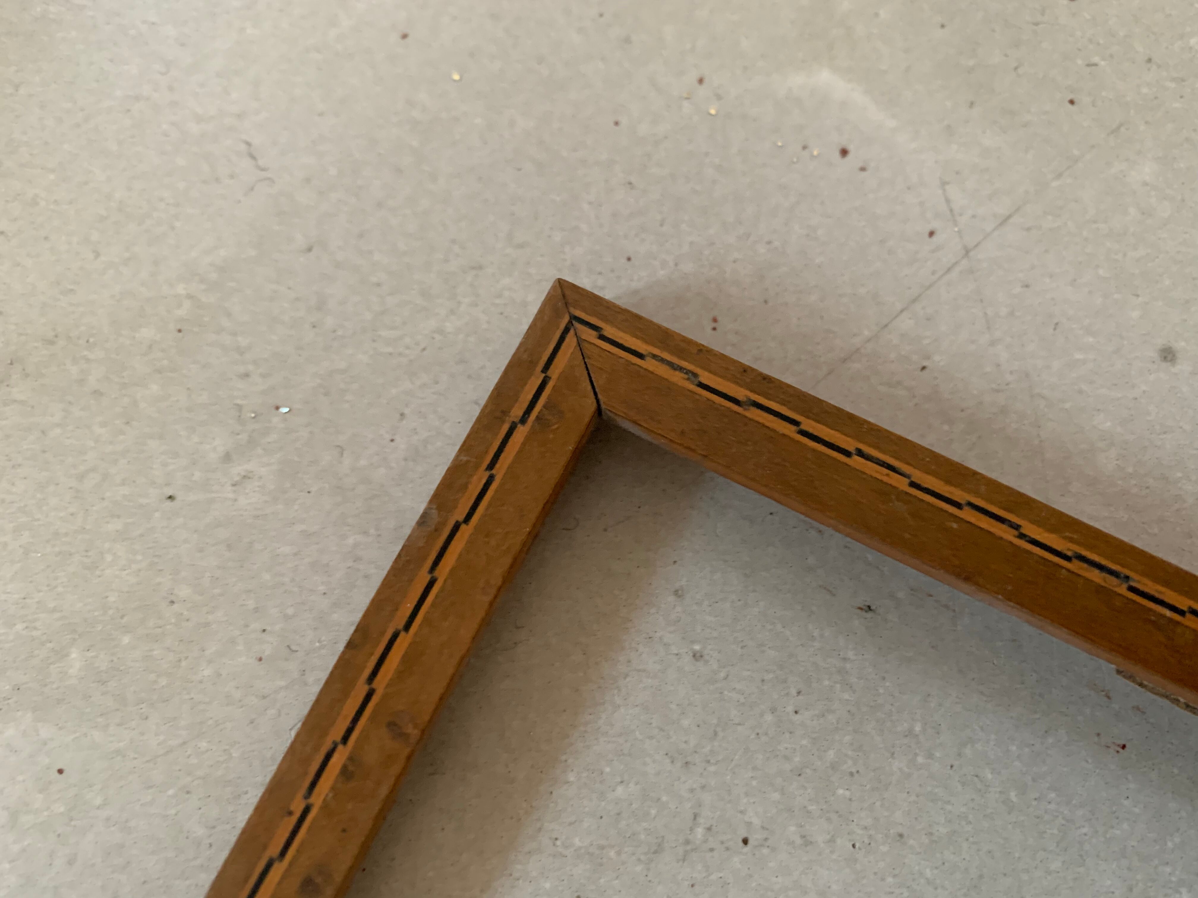Old inlaid frame