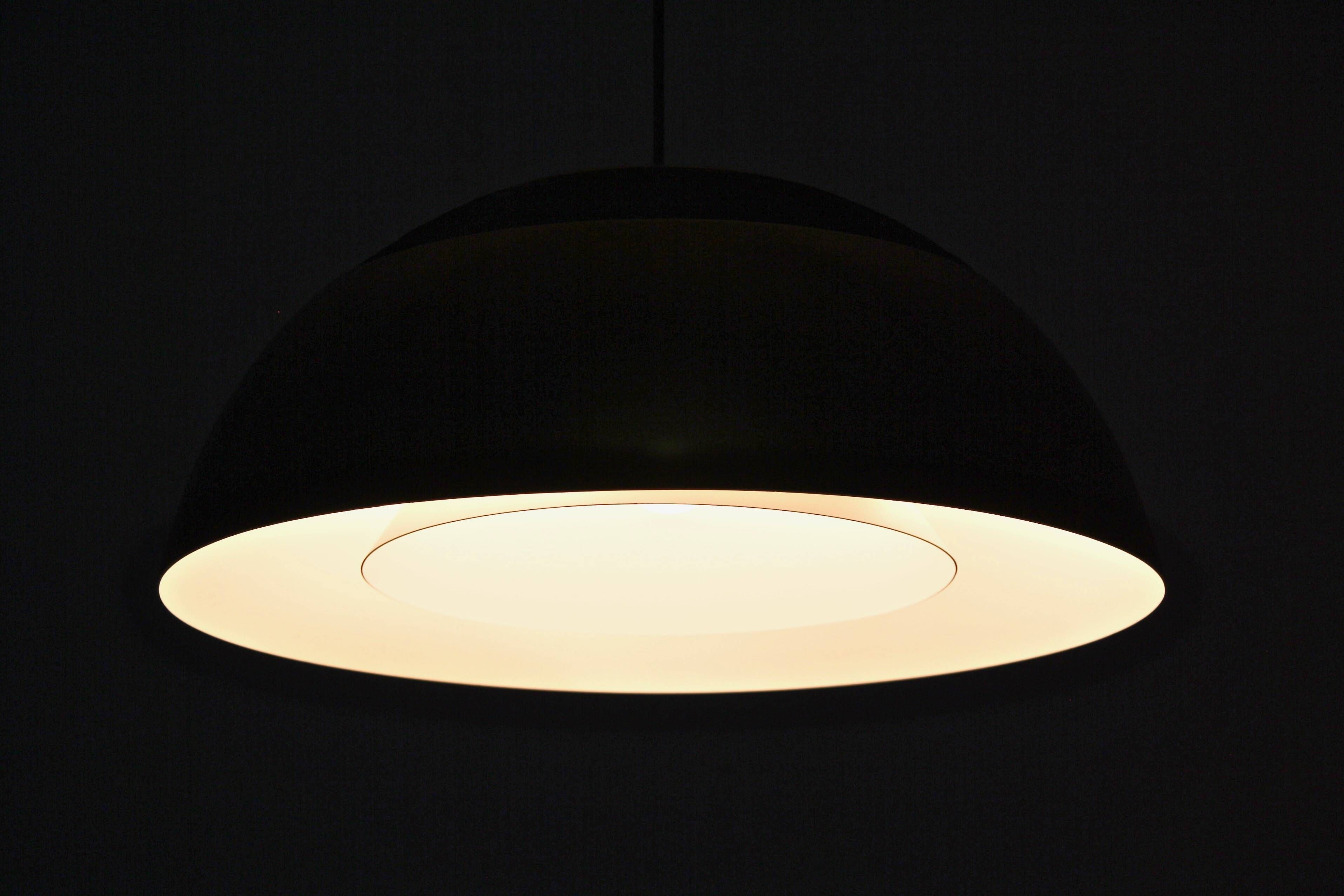 AJ Royal hanging lamp in black by Arne Jacobsen for Louis Poulsen, 1970s