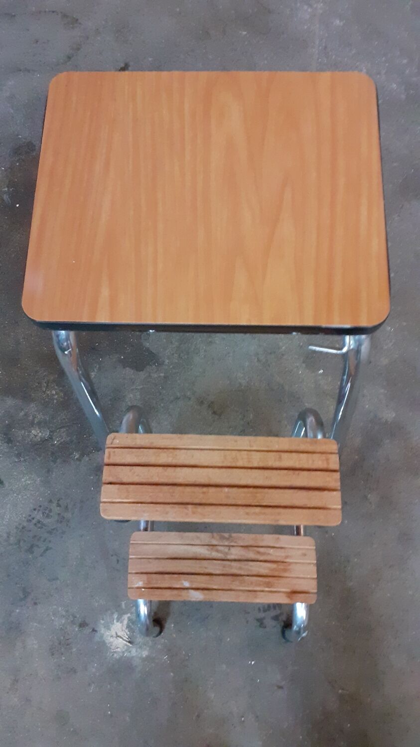 Vintage folding stepladder