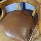 Fauteuil de bureau Restauration à crosses en Noyer