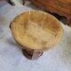 Table basse sellette gueridon art deco 1930 en noyer