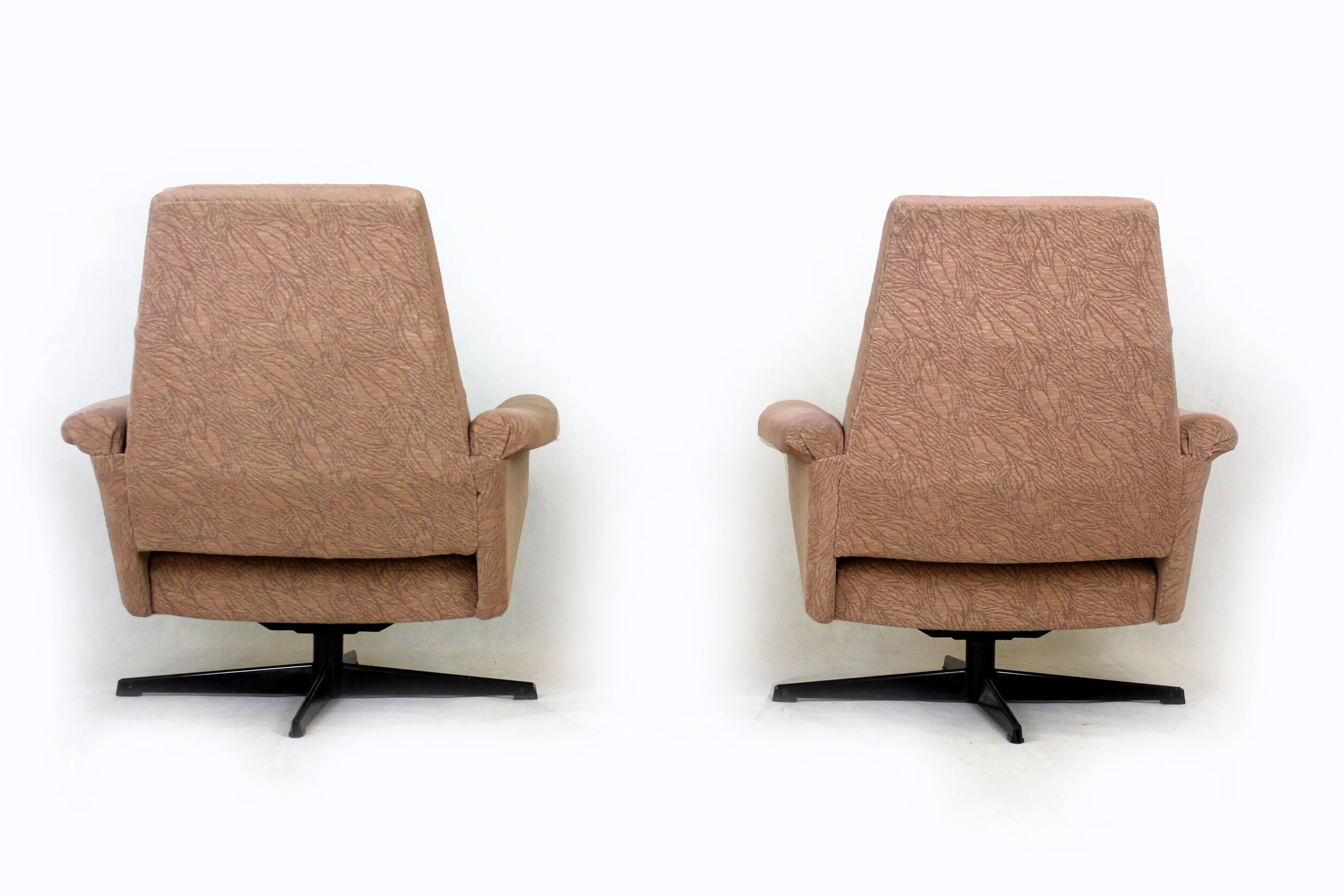 Vintage swivel lounge chairs, 1970s, set of 2