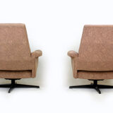 Vintage swivel lounge chairs, 1970s, set of 2