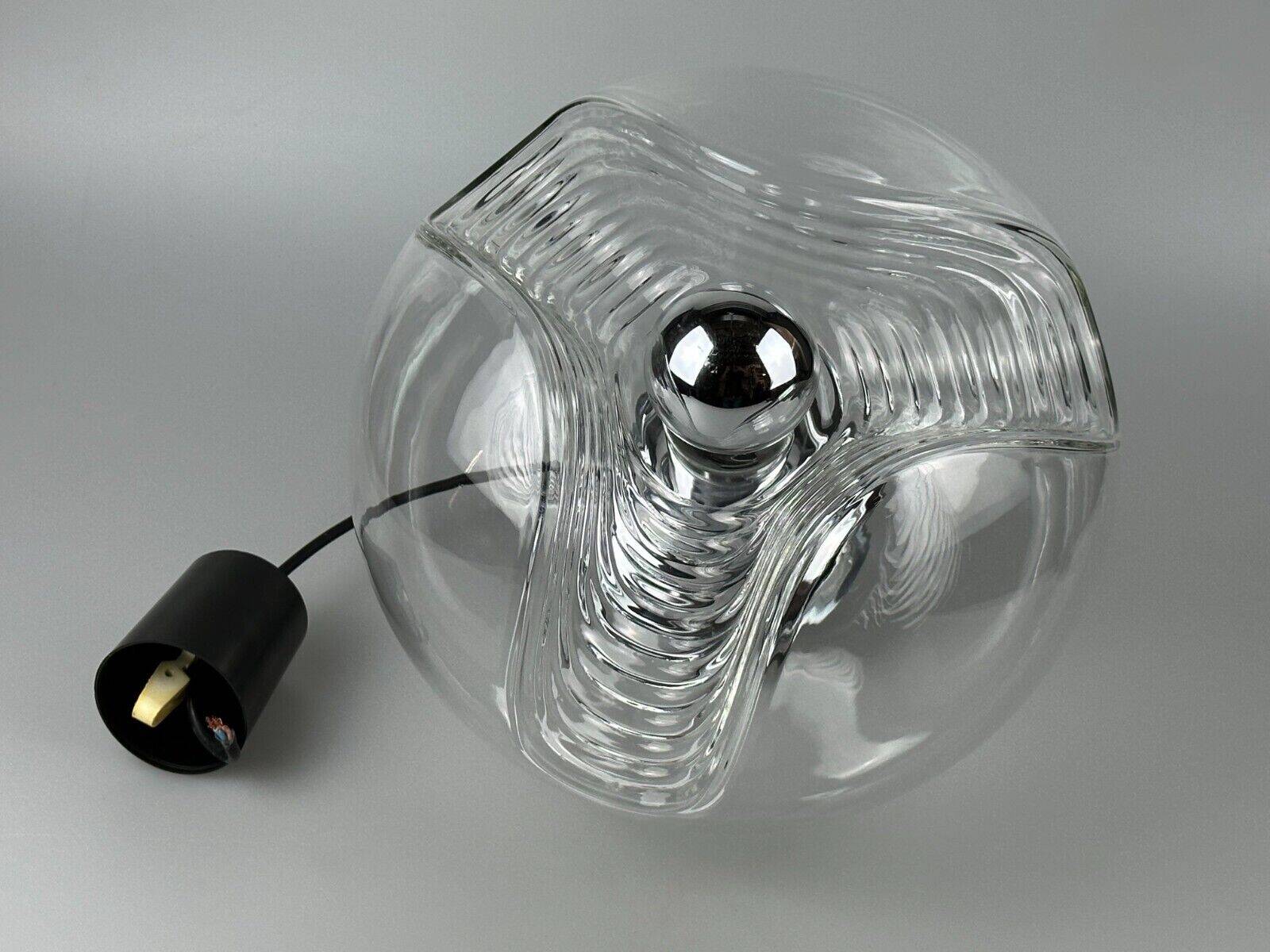 60s 70s ceiling lamp hanging lamp Peill & Putzler "Wave" Koch & Lowy Design