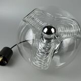 60s 70s ceiling lamp hanging lamp Peill & Putzler "Wave" Koch & Lowy Design