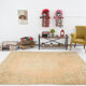 6x8 Handmade Beige Tones Wool Vintage Rug 260x194Cm