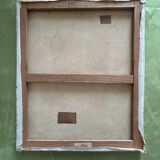 Original 1959 French Oil Painting on Canvas – Signed ‘El Juge’, Paris Scene