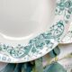 Set of 6 Antique Terre de Fer "Figuig" Soup Plates – Longchamp 19th Century
