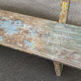 Banc ancien en bois avec belle patine