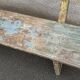 Old wooden bench with beautiful patina