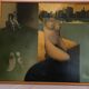 Oil painting on canvas by Bruno Lassalle signed by him in 1982