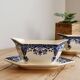 Antique ironstone sauceboat Longchamp model Rouen 19th century
