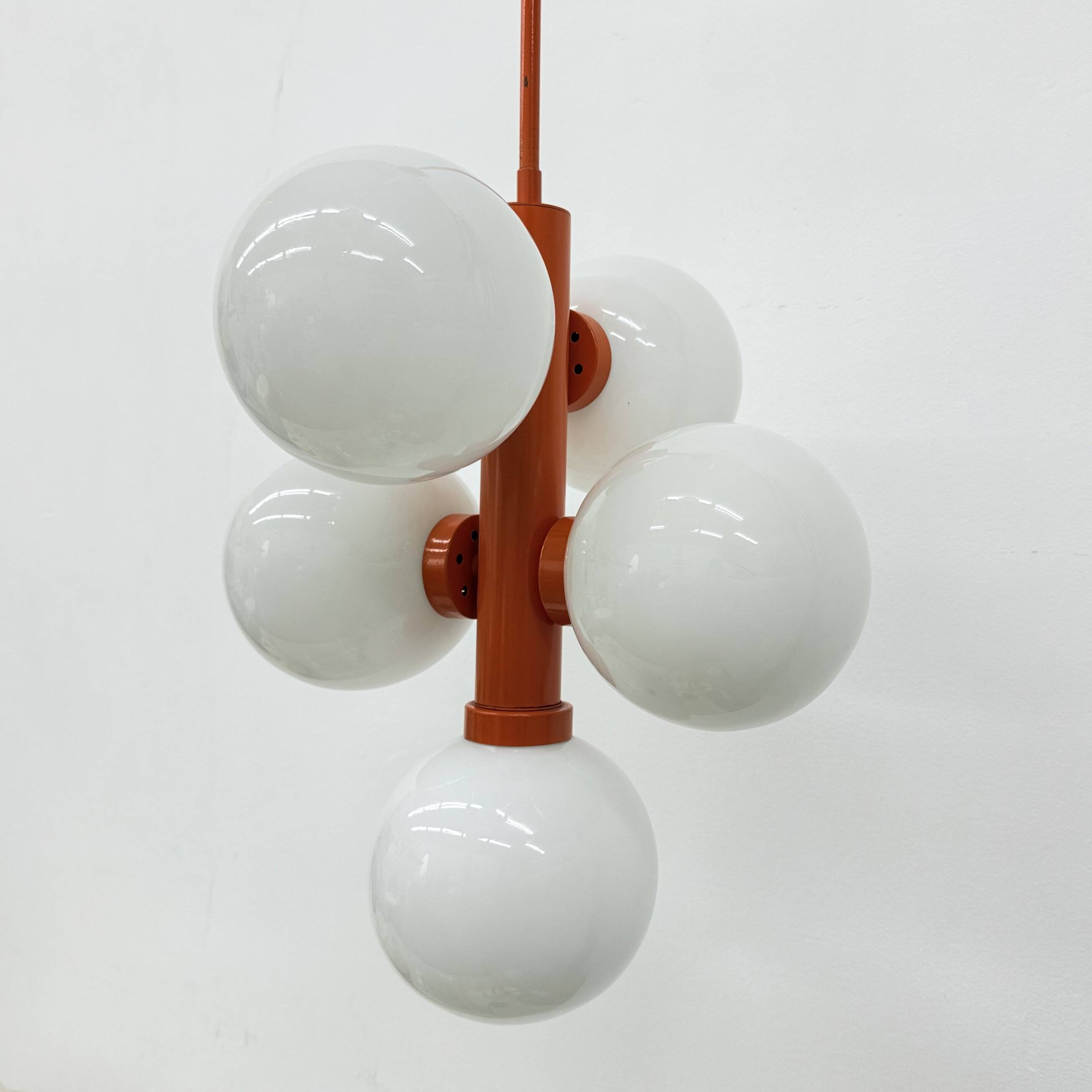 Mid-century atomic sputnik pendant lamp , 1970s