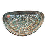 Vintage enameled ceramic art pocket tray