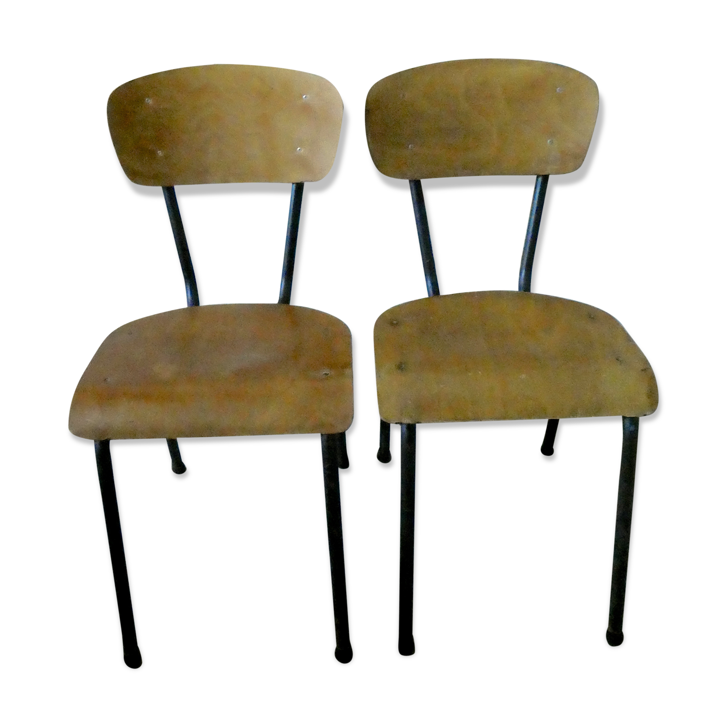 Pair of chairs 60s Ecolauto