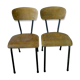 Pair of chairs 60s Ecolauto