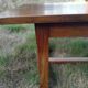 Table de ferme barre à chat