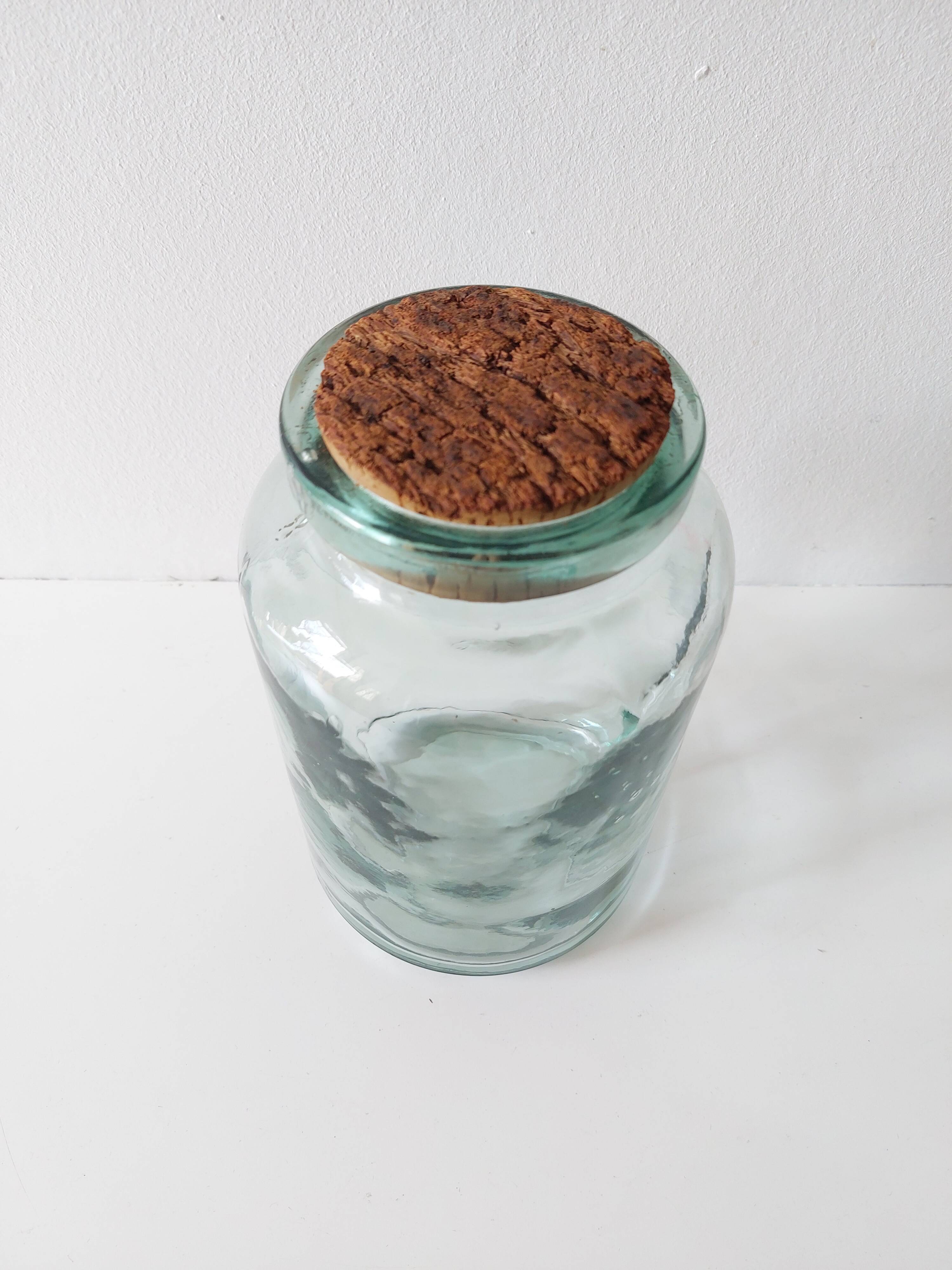 Vintage glass jar