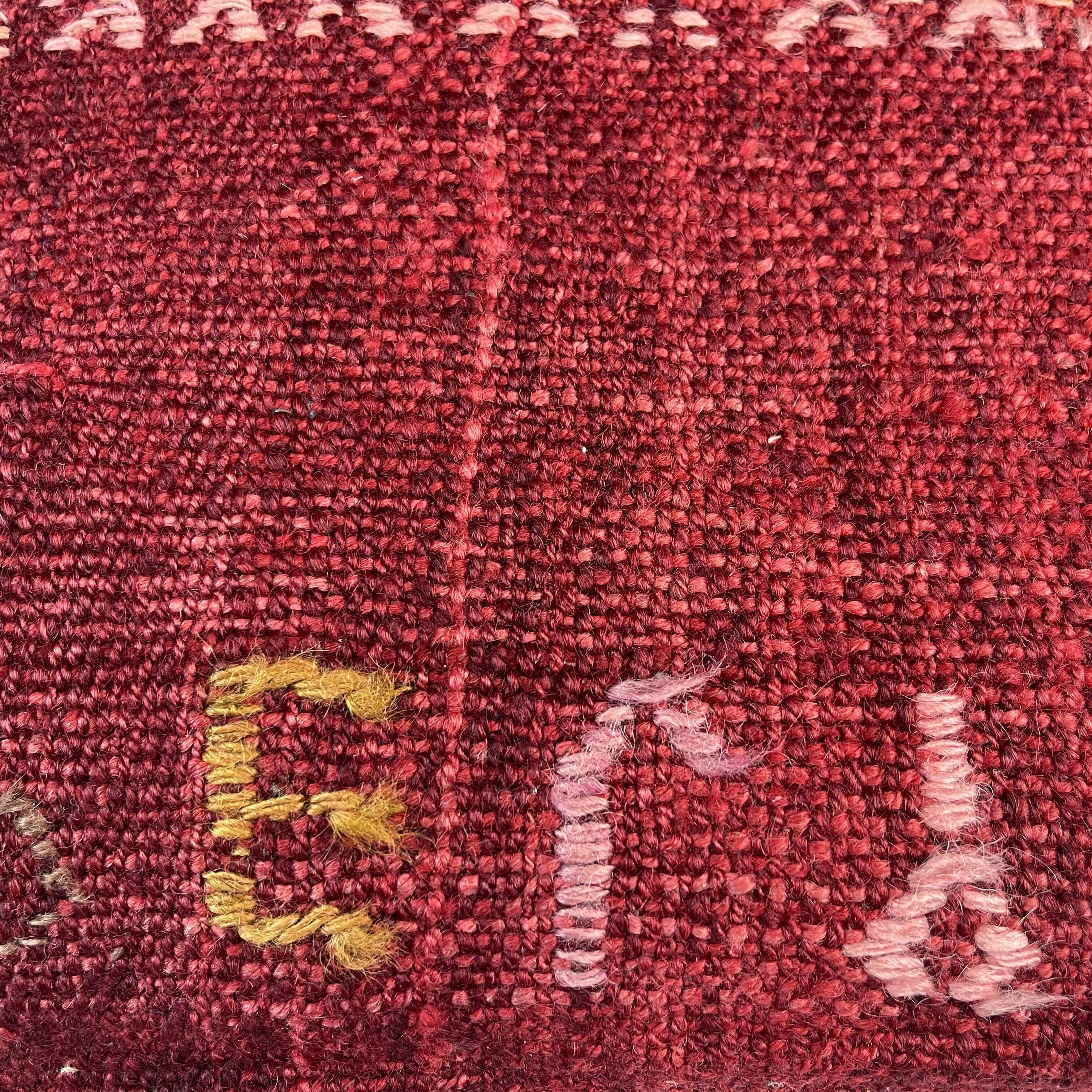 Vintage turkish kilim cushion cover 30x50cm