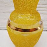 Vase granité jaune