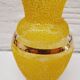 Yellow granite vase