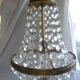 Balloon chandelier grapevines glass & brass 1 fire