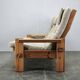 Yngve Ekström Dymling Three-Seater Pine Sofa for Swedese, 1970s
