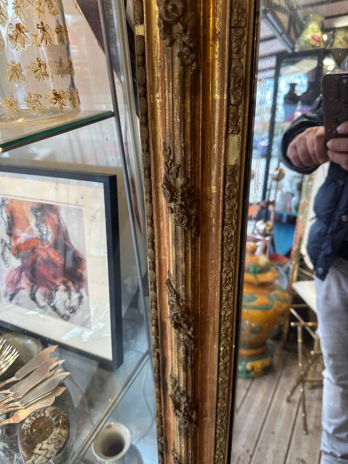 Classic mirror, 18th century.