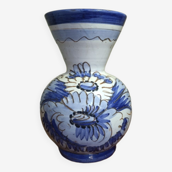 Italian blue vase - Ceramiche Paoli