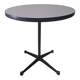 Eames Vitra Miller contract base circular bistro / side table, 1960s