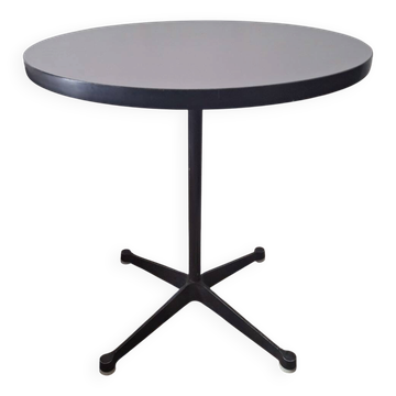 Eames Vitra Miller contract base circular bistro / side table, 1960s