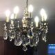 Chandelier with pendants adorned with cherubs - Perfect condition - 8 lights -