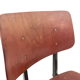 Chaise industrielle Galvanitas S16 Pagholz Pays-Bas 60's