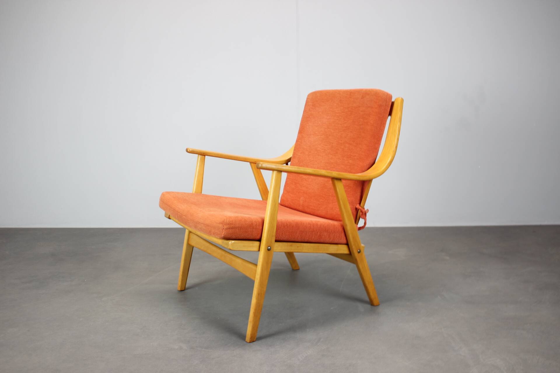 Beech armchair by TON, Czechoslovakia, 1970s