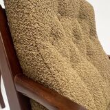 Re-upholstered Swedish arm chair bij Engens Mobelfabrik, 1970s