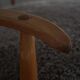 Armchair by Fritz Hansen, Model 1590, Elm & Lambswool, Scandinavian Modern, 1940s
