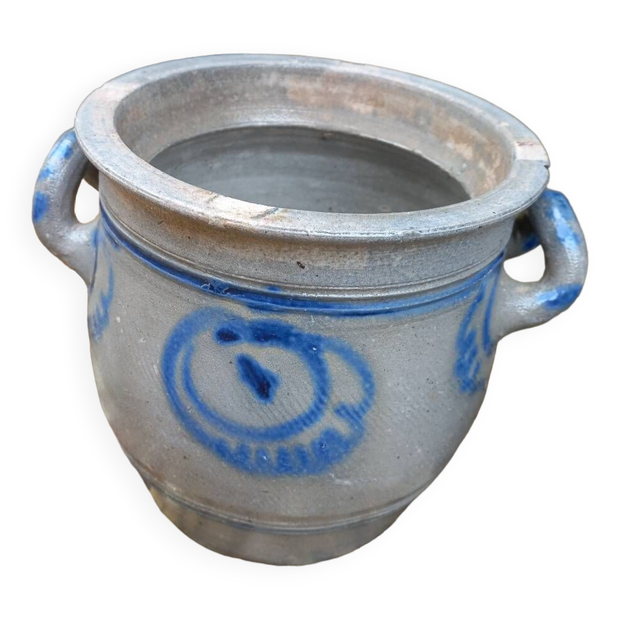 Two Alsatian stoneware pots