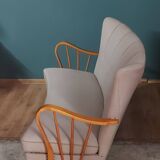 Canapé danois avec accoudoirs ouverts, années 1940