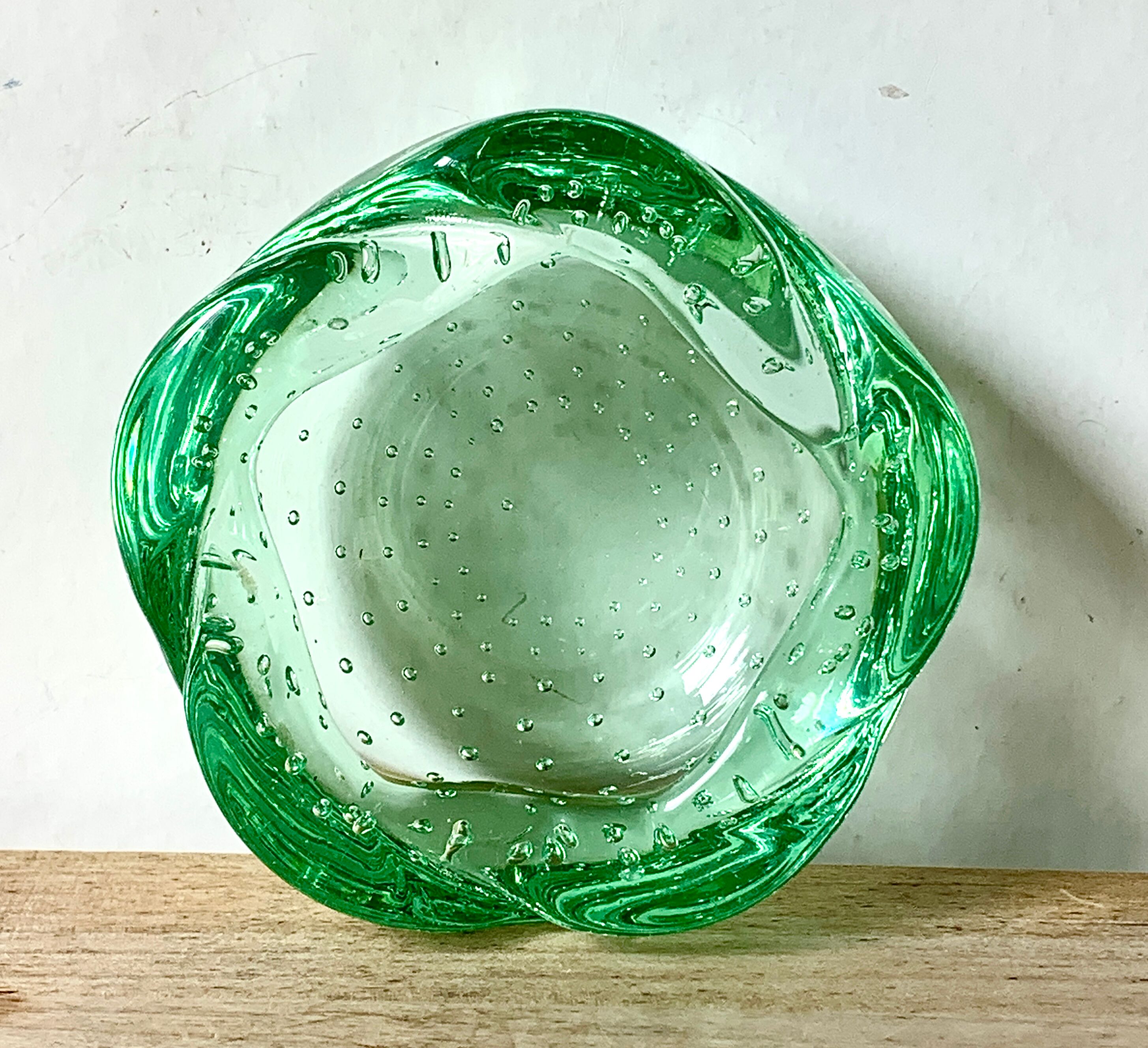 Mint bubble bowl Daum France