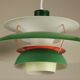 Suspension verte Louis Poulsen PH5, années 1970's