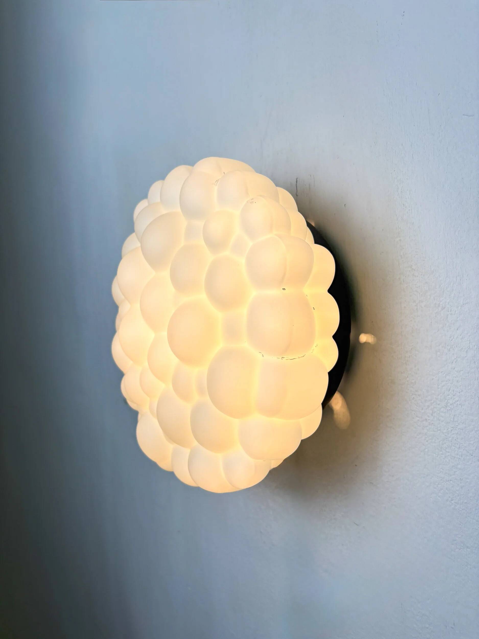 Bubbles wall lamp by Helena Tynell for Limburg, Germany, 1970