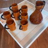 Old service 1 pitcher and 8 mugs/cups