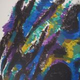 Alfred manessier: color composition - original lithograph