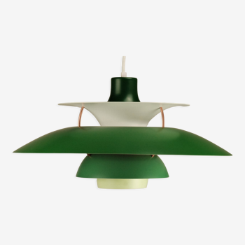 Louis Poulsen PH5 pendant lamp vintage 1970's 'Green'