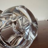 Vintage crystal flower candle holder (X2)