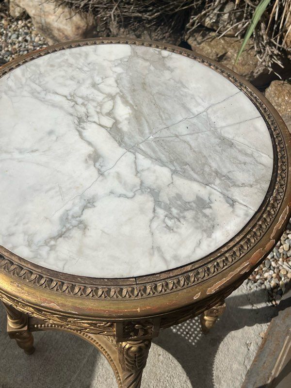 Guéridon ancien de style Louis XVI