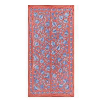 Hand knotted rug, vintage Turkish rug 102x188 cm