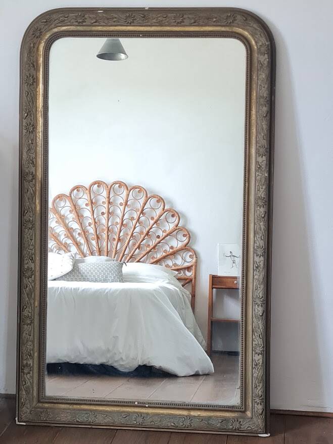 Large Louis Philippe mirror 137 x 83