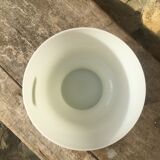 White opaline pot